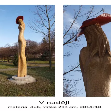 V naději